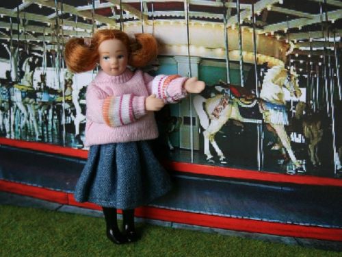 Doll - Girl With Pink Sweater